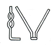 Refractory Anchors, Stainless Steel Refractory Anchors, Industrial Refractory Anchors, 750